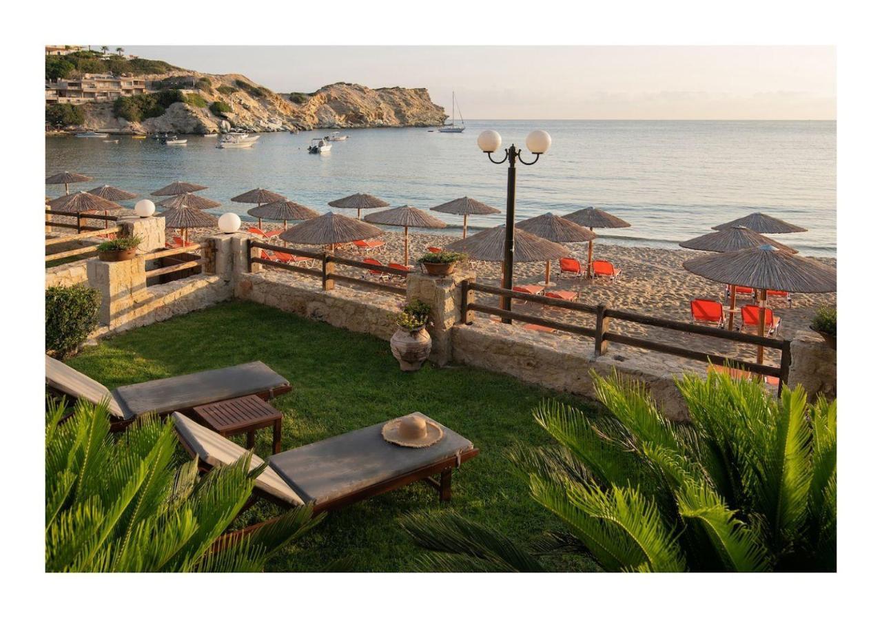 Beachfront Green Apt-Ligaria Beach Bagian luar foto